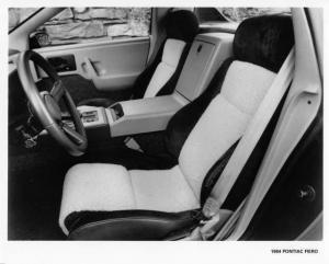 1984 Pontiac Fiero Interior Press Photo 0046