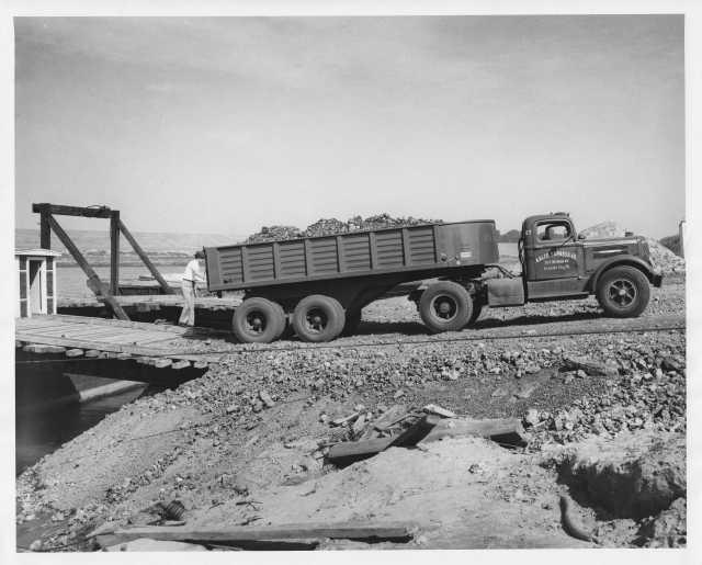 1950s White Truck Press Photo 0083 - Aalco Express Co - Granite City IL