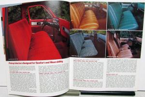 1980 GMC Pickup C & K 1500 2500 3500 Truck Features Options Specs Sales Brochure