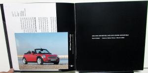 2004 Mini One & Cooper Convertible New Models Intro Press Kit Media Release
