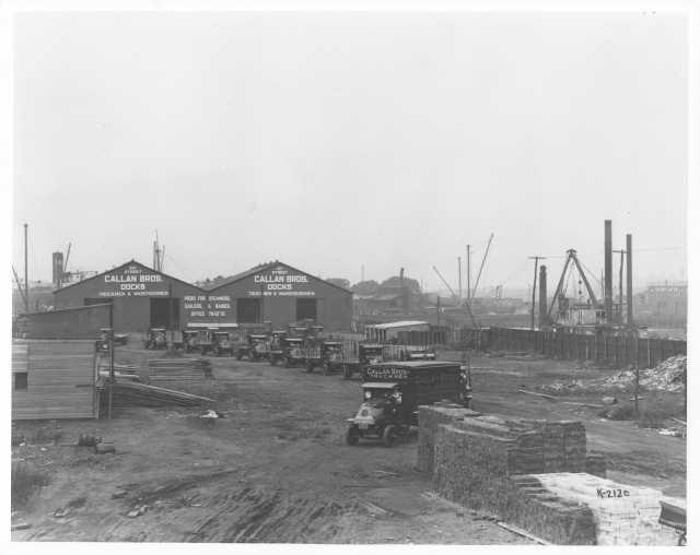 1920s-30s Mack Trucks Press Photo 0239 Callan Bros Docks Truckmen & Warehousemen