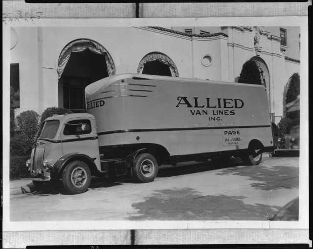 1941 White Truck Press Photo 0091 - Allied Van Lines Inc Page Van & Storage