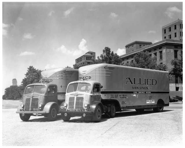 1944 White Truck Press Photo 0092 - Allied Van Lines - General Van & Storage STL