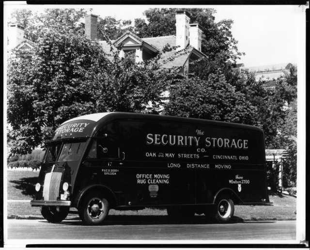 1930s White COE Truck Press Photo 0096 - Security Storage Co - Cincinnati OH