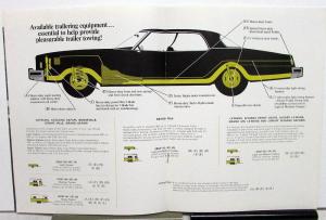 1974 Pontiac Trailering Guide Brochure Features Accessories For Towing Original