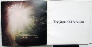 1979 Jaguar XJ Series III Dealer Prestige Sales Brochure Portfolio 3.4 4.2 5.3