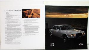 1979 Jaguar XJ Series III Dealer Prestige Sales Brochure Portfolio 3.4 4.2 5.3