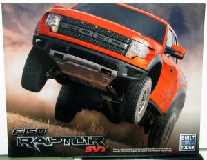 2009 Ford F-150 Raptor SVT Special Edition Pickup Truck Data Card Handout