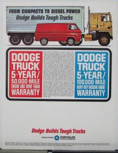 1965 1966 Dodge Fwd Control Chassis Panel P200 300 400 Sales Folder REV