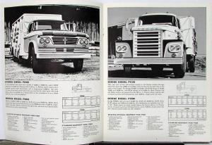 1964 1965 Dodge Med Tonnage Diesel Trucks PD PC 500 600 Sales Brochure 7 64