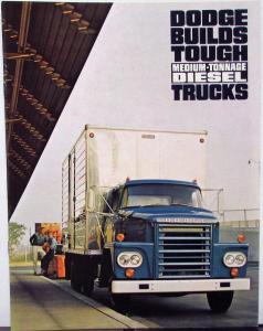 1965 1966 Dodge Med Ton Diesel Trucks PD PC 500 600 Sales Brochure Dtd 7 65 Rev