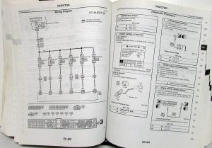 1999 Nissan Frontier Shop Service Repair Manual 3.3L VG Engine OEM Original