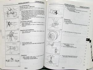 1999 Nissan Frontier Shop Service Repair Manual 3.3L VG Engine OEM Original