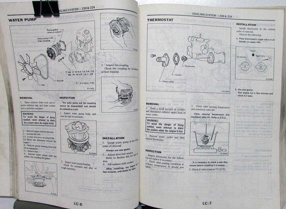 1984 Nissan Pick Up Shop Service Repair Maintenance Manual OEM 1st Revision