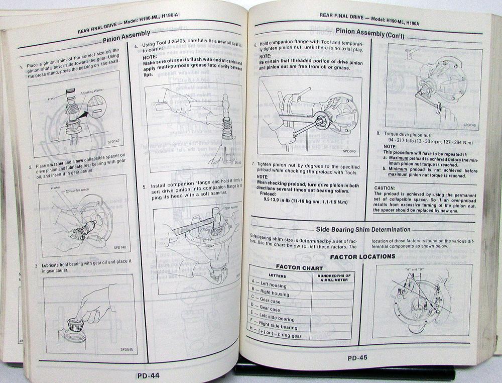 1984 Nissan Pick Up Shop Service Repair Maintenance Manual OEM 1st Revision