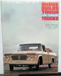 1964 Dodge D Series Pickup Truck Wagon Panel Sale Brochure Rev 9 63