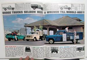 1964 Dodge D Series Pickup Truck Wagon Panel Sale Brochure Rev 9 63
