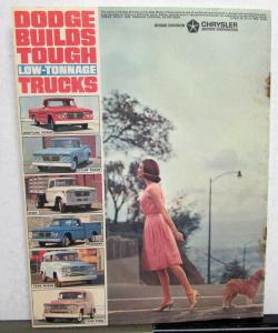 1963 Dodge D Series Pickup Truck Wagon Panel Sale Brochure Rev 11 62