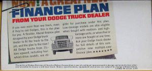 1963 Dodge Truck 5 Year Warranty Mailer Sales Folder Original