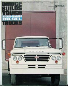 1964 Dodge Diesel Trucks Med Ton Model PD & PC 500 600 Sales Folder Original