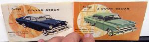 1954 Chevrolet Bel Air Two Ten One Fifty 210 150 Pocket Size Sales Brochure Orig