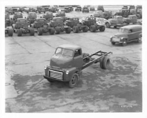 1950s GMC COE Cab and Chassis Truck Press Photo 0250