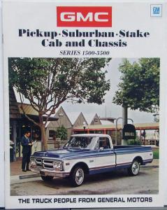 1971 GMC Pickup Suburban Panel Stake Cab Chassis 1500-3500 Truck Sales Brochure