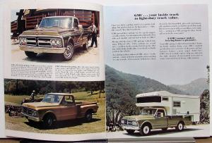 1971 GMC Pickup Suburban Panel Stake Cab Chassis 1500-3500 Truck Sales Brochure