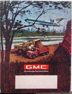 1970 GMC Big Red Dump Truck and Little Red Coloring Book Dealer Original Used