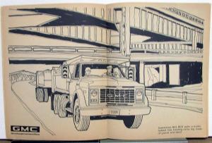 1970 GMC Big Red Dump Truck and Little Red Coloring Book Dealer Original Used