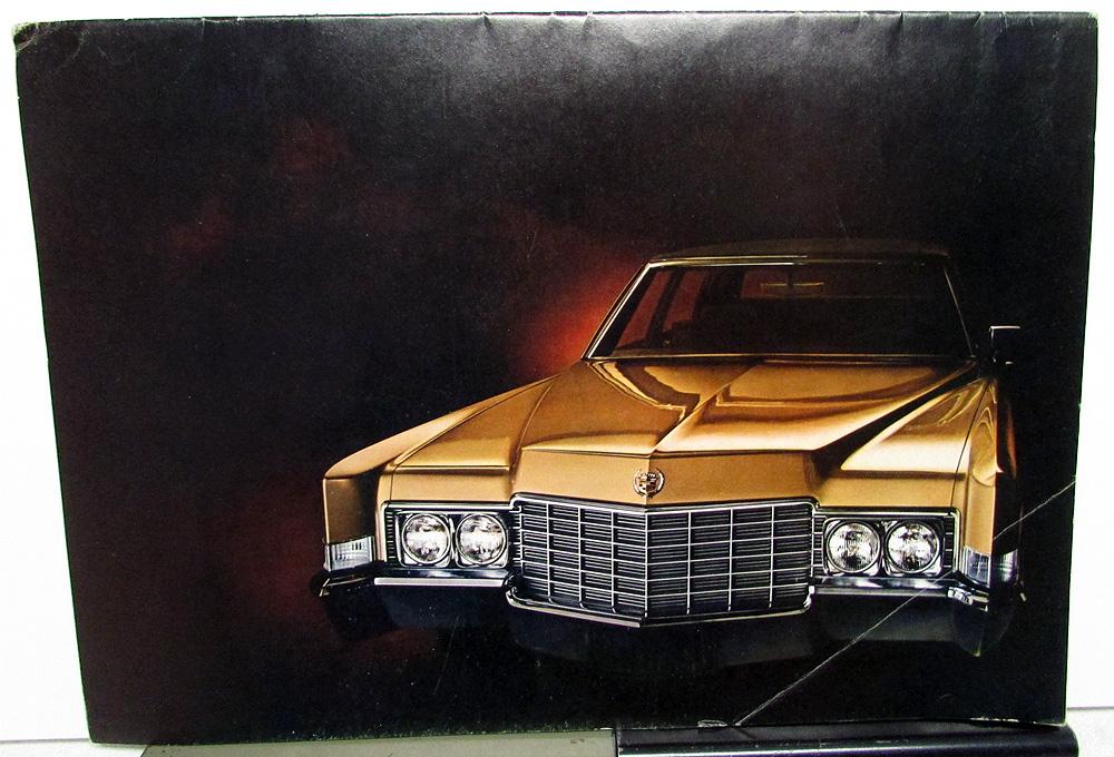 1969 Cadillac Dealer Large Prestige Sales Brochure Oversized Fleetwood DeVille