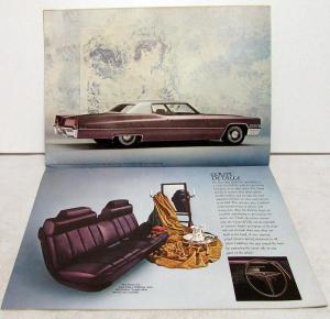 1969 Cadillac Dealer Large Prestige Sales Brochure Oversized Fleetwood DeVille