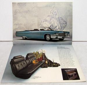 1969 Cadillac Dealer Large Prestige Sales Brochure Oversized Fleetwood DeVille