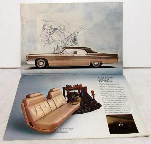 1969 Cadillac Dealer Large Prestige Sales Brochure Oversized Fleetwood DeVille