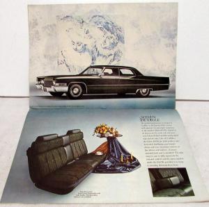 1969 Cadillac Dealer Large Prestige Sales Brochure Oversized Fleetwood DeVille