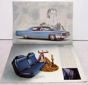 1969 Cadillac Dealer Large Prestige Sales Brochure Oversized Fleetwood DeVille