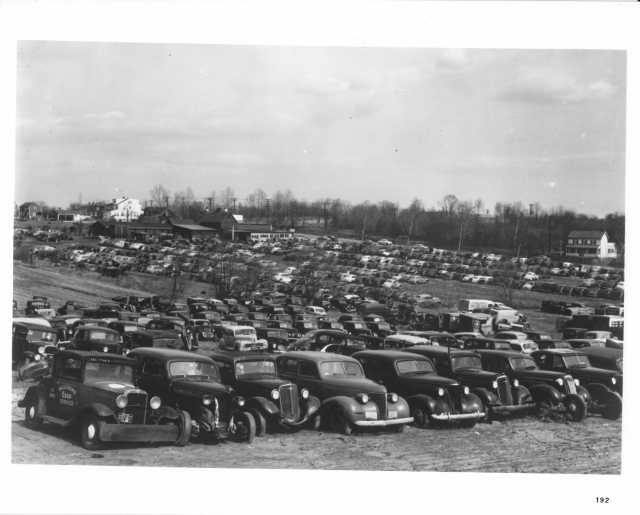 1940s Junkyard Salvage Yard Press Photo 0022