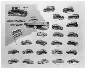 1928-1956 Plymouth Builds Great Cars Through the Years Press Photo 0036