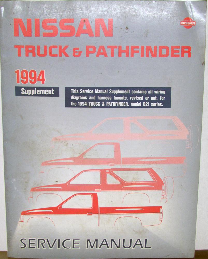 1994 NISSAN PATHFINDER SERVICE MANUAL visual data 8