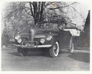 1941 Mercury Convertible Press Photo 0121