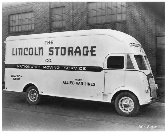 1930s White Truck Press Photo 0115 - The Lincoln Storage Co - Allied Van Lines