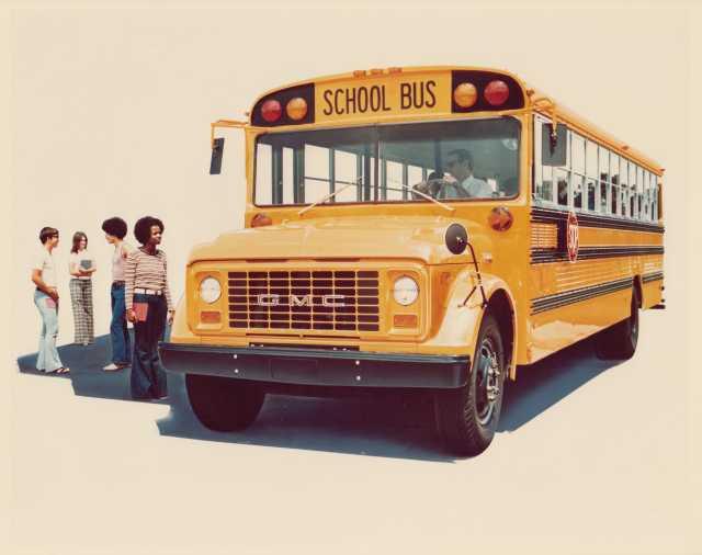 1977 GMC CT 905 School Bus Color Press Photo 0251