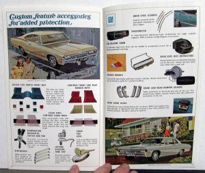 1968 Chevrolet Accessories Sales Brochure Caprice Impala Belair Biscayne Orig