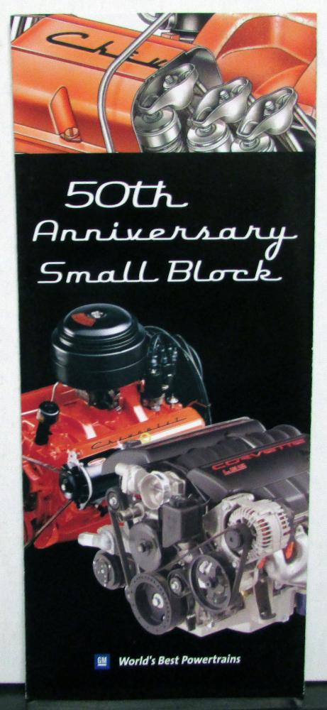 2005 Chevrolet Sale Brochure Show Handout 50th Anniversary Small Block V8 Engine