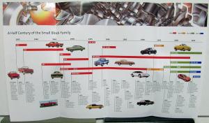 2005 Chevrolet Sale Brochure Show Handout 50th Anniversary Small Block V8 Engine