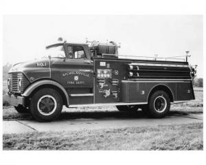 1960 GMC Boyer Fire Truck BV5508 Press Photo and Release 0256 - Nicholasville