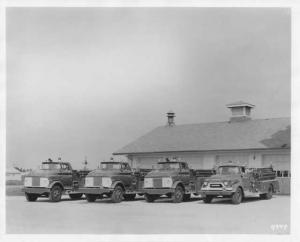 1960 GMC 6000 Champion Fire Truck Press Photo and Letter 0257 - Butterfield FPD