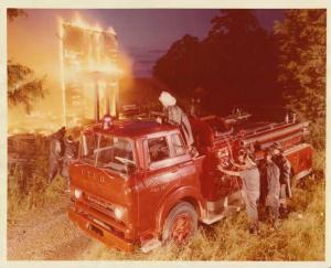1960s GMC Fire Truck Training Color Press Photo 0307 - Farmington Township