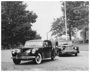 1941 and 1946 Lincoln Continentals Press Photo 0068