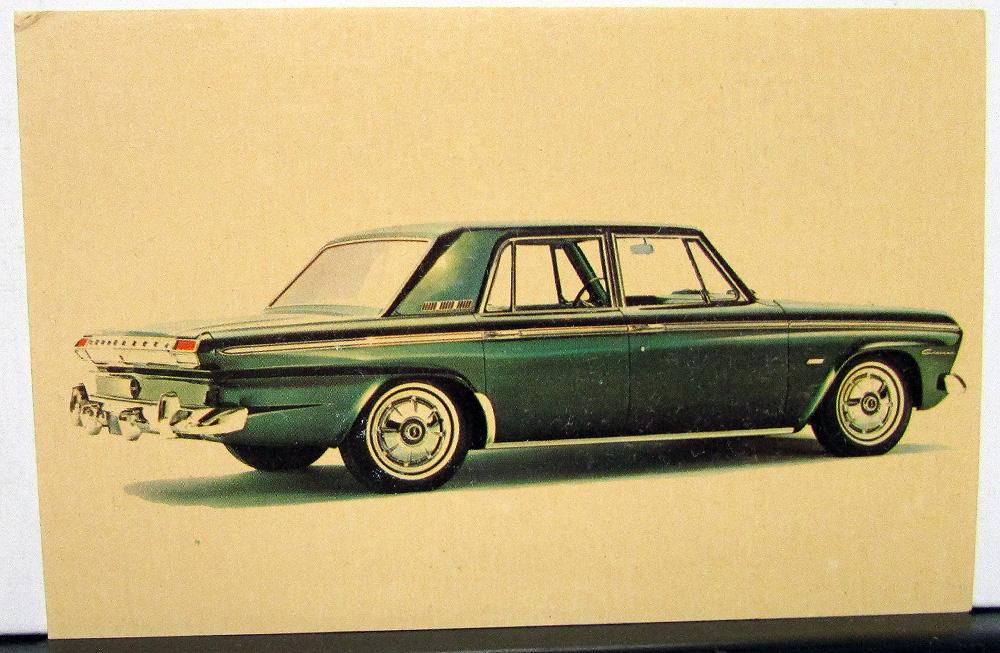 1964 Studebaker Cruiser Dealer Promotional Postcard Original